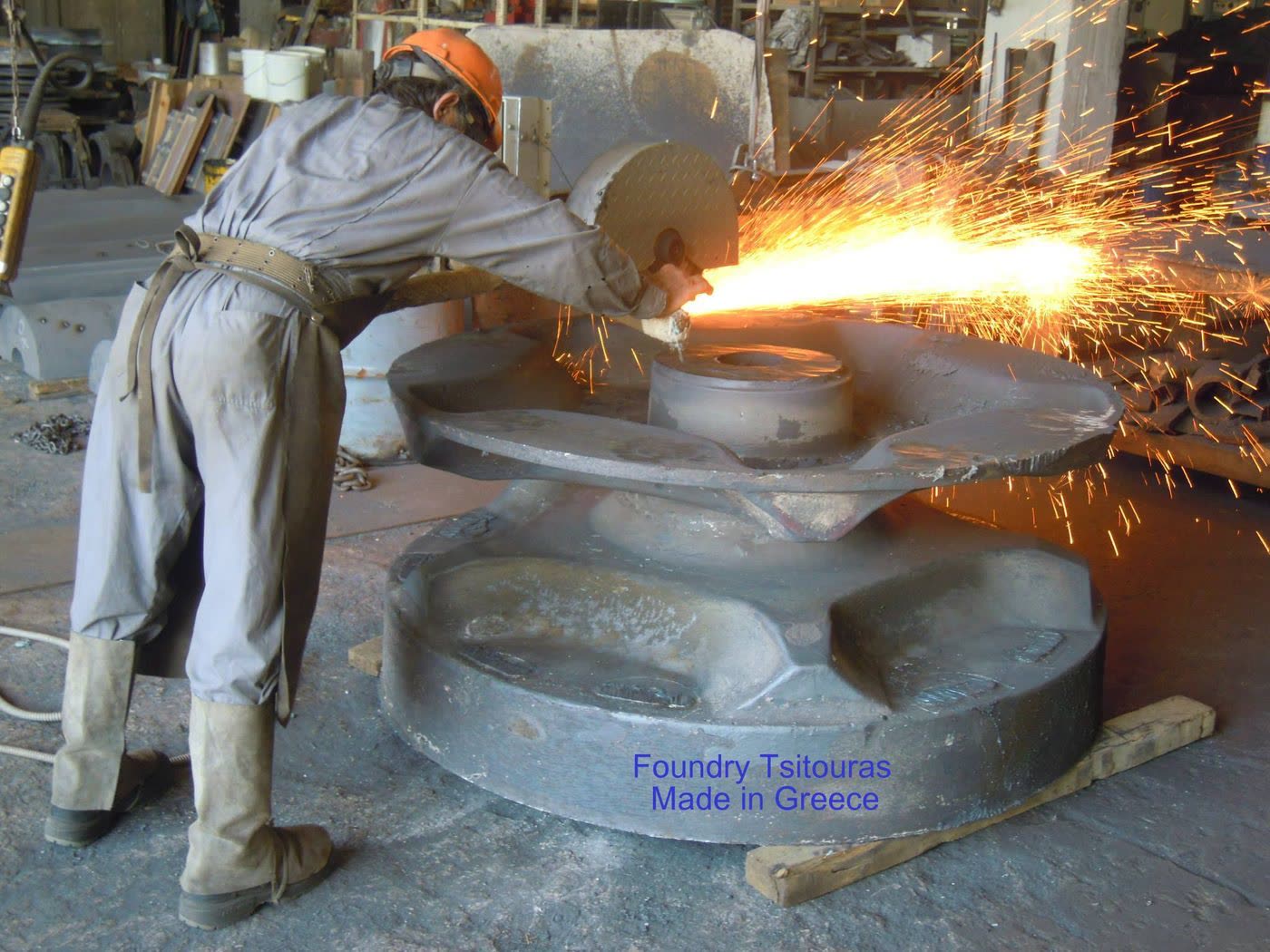 Fettling and finishing — sand casting