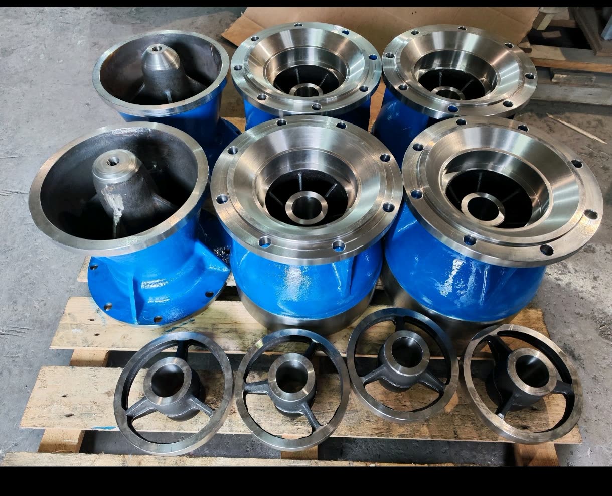 Sea-water pump casings in stainless steel 316