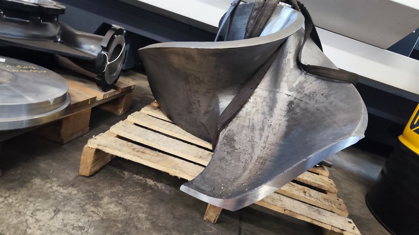 Ρότορας pulper χυτευμένος σε INOX 316